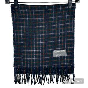 Geoffrey Beene Scarf Men’s Multi-Color Plaid Fringed